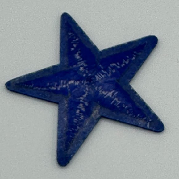 New Oli and Alex Iron-On Appliques/Patches - Blue Stars, 10 pcs - Picture 7 of 8